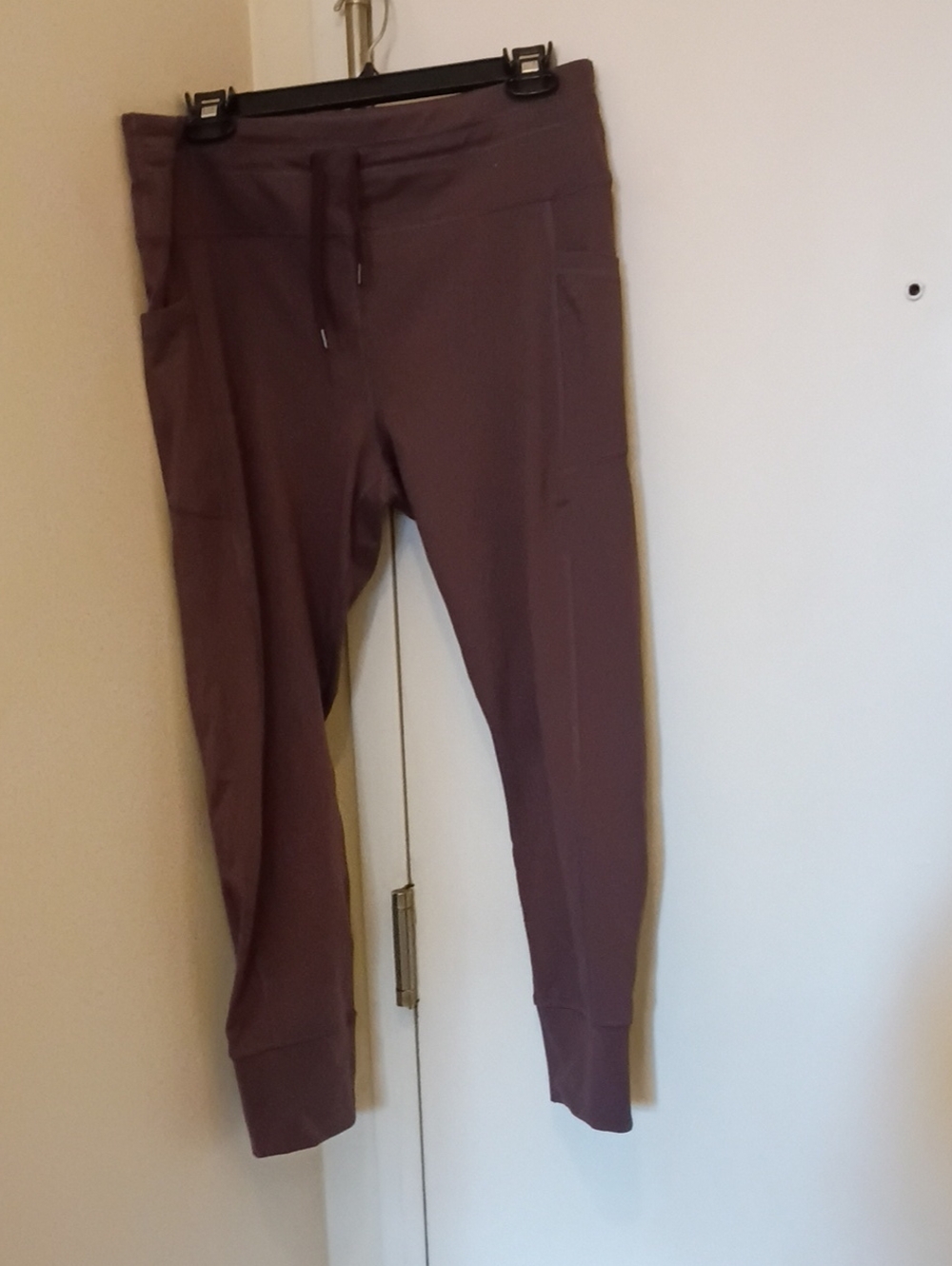90 Degree By Reflex Deep Plum Workout Leggings